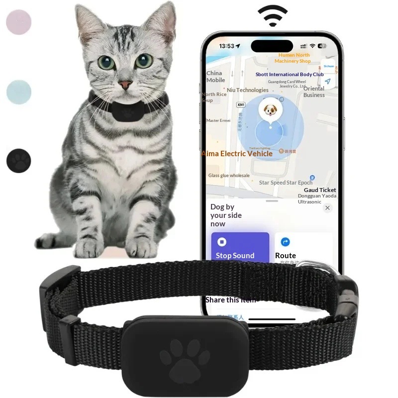 Pet Gps Tracker Collar - เครื่องติดตาม GPS สำหรับสัตว์เลี้ยง ใช้กับแอป Apple Find