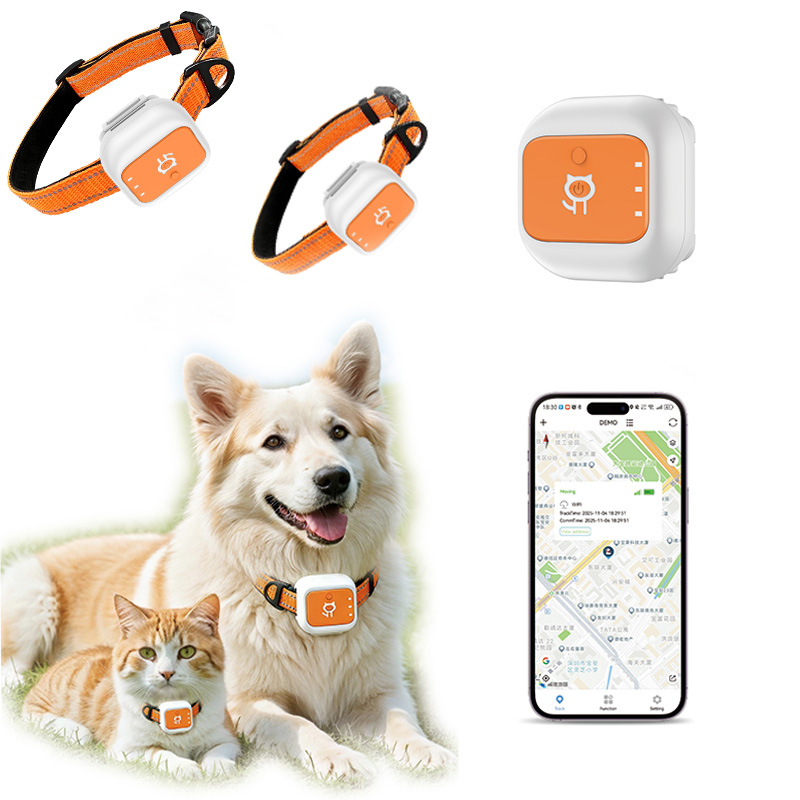 Pet Gps Tracker Collar - ปลอกคอติดตามสัตว์เลี้ยงด้วย GPS ปรับได้ แบตเตอรี่ใช้งานได้ยาวนาน ระบบติดตามสัตว์เลี้ยงอัจฉริยะ สำหรับแมวและสุนัข