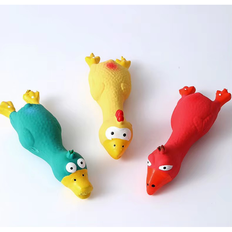 Pet Supplies Coupon - ของเล่นสุนัขน่ารักรูปไก่ยางลาเท็กซ์เคี้ยวทนทานสำหรับพันธุ์เล็ก-กลางอุปกรณ์สัตว์เลี้ยงแบบโต้ตอบ