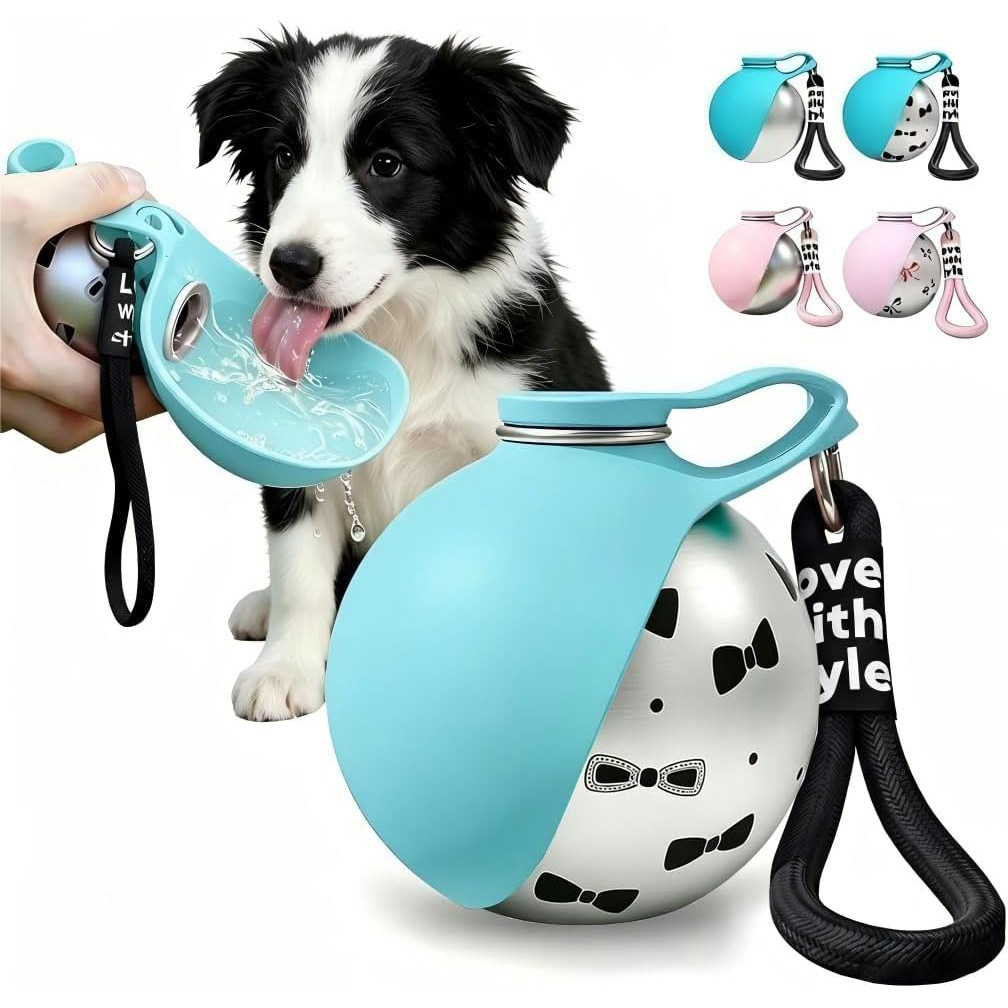 Pet Supplies Coupon - ขวดน้ำพกพาสำหรับสุนัขขนาดเล็กและใหญ่ แมว ใช้กลางแจ้ง ป้องกันการรั่วซึม ชามน้ำสำหรับเดินทาง อุปกรณ์สำหรับชิวาวา