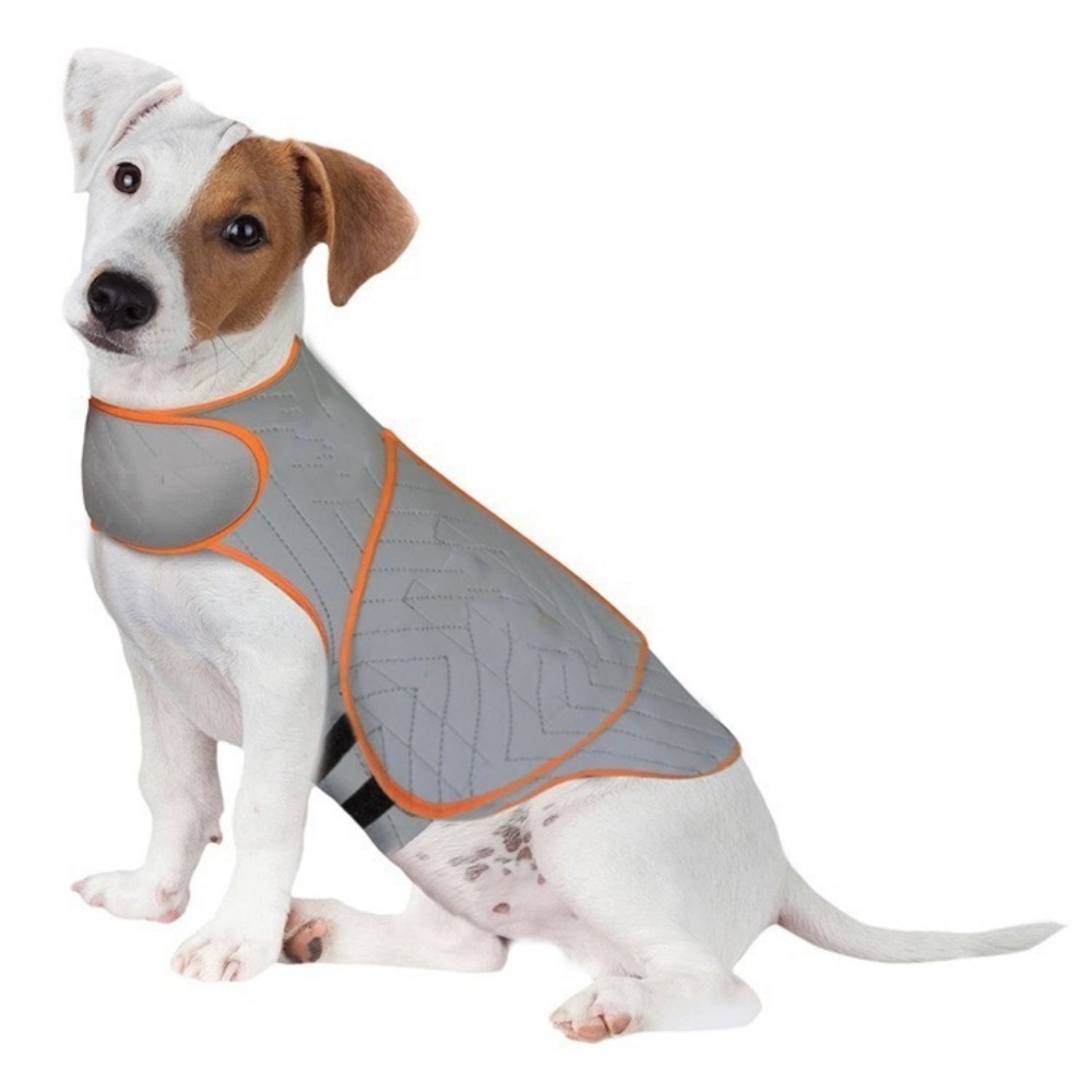 Dog Anxiety Vest - เสื้อคลุมสุนัขแบบยืดหยุ่น เสื้อคลุมลดความวิตกกังวลสำหรับสุนัข สะท้อนแสง ใส่สบาย ไม่ระคายเคืองผิว เสื้อผ่อนคลายสำหรับสุนัข