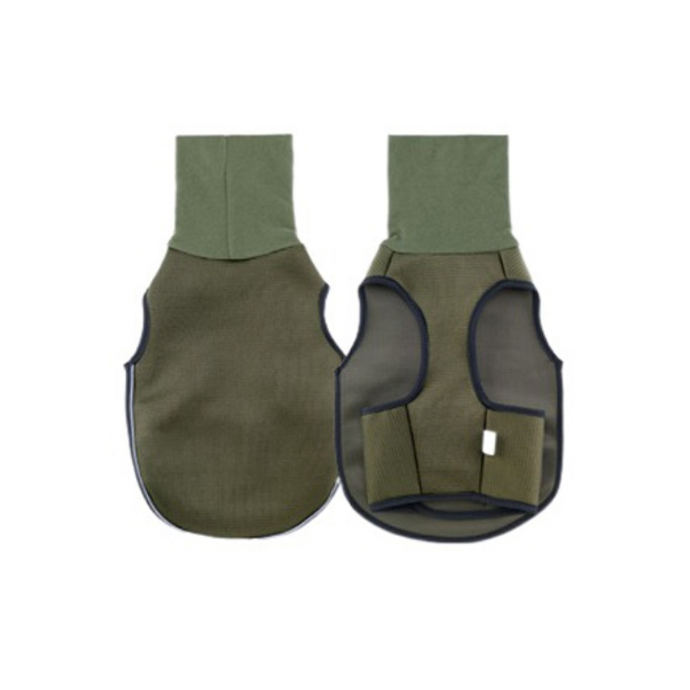 Dog Anxiety Vest - เสื้อกันฝนสำหรับสุนัขแบบยืดหยุ่น ป้องกันลม สะท้อนแสง ช่วยลดความวิตกกังวล ปรับขนาดได้ เนื้อผ้านุ่ม