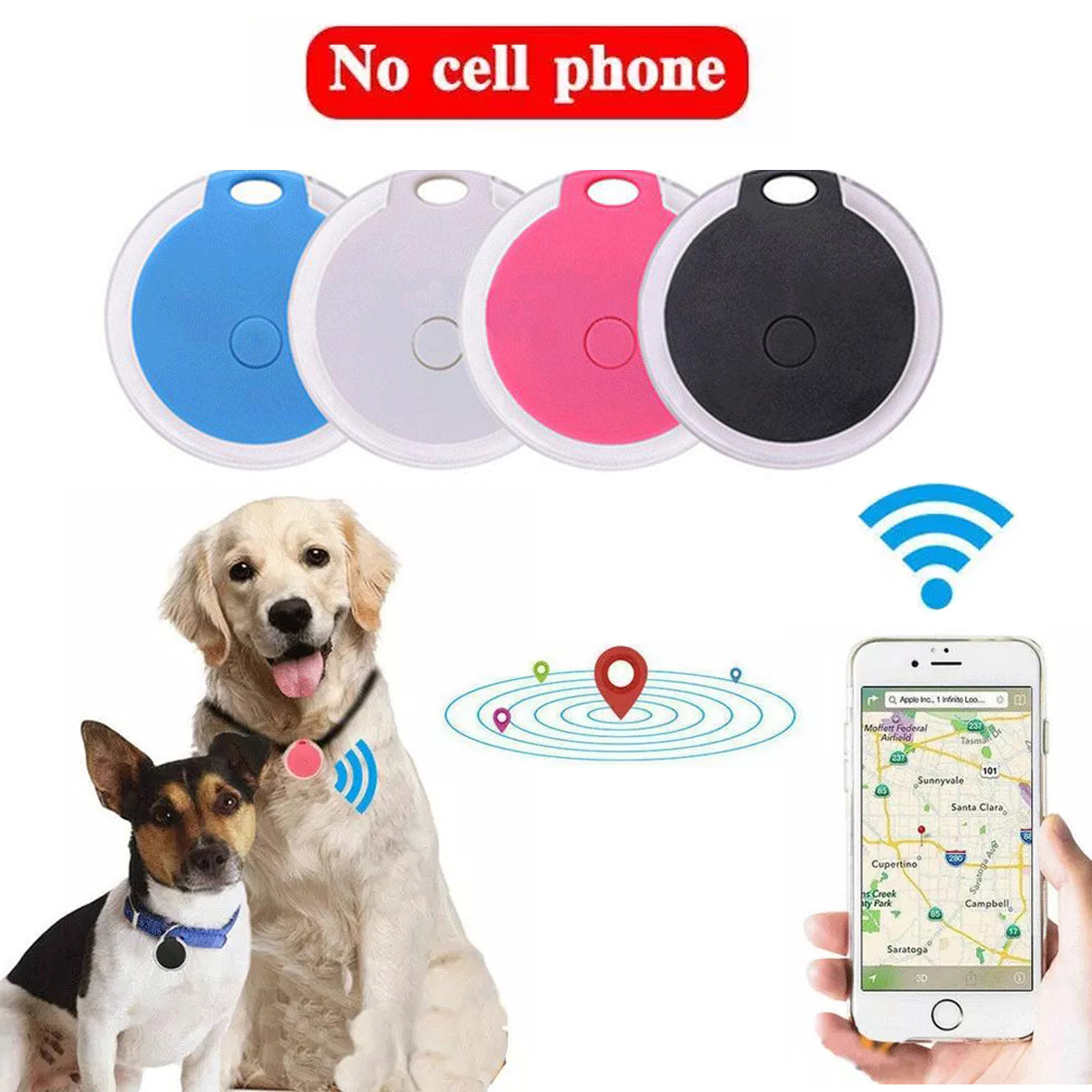 Pet Gps Tracker Collar - Gps Tracker อุปกรณ์ติดตามมินิแมวสุนัขผมร่วงอุปกรณ์กันน้ำสำหรับแมวสัตว์เลี้ยงเด็กค้นหากระเป๋าสตางค์คอ Gps locator