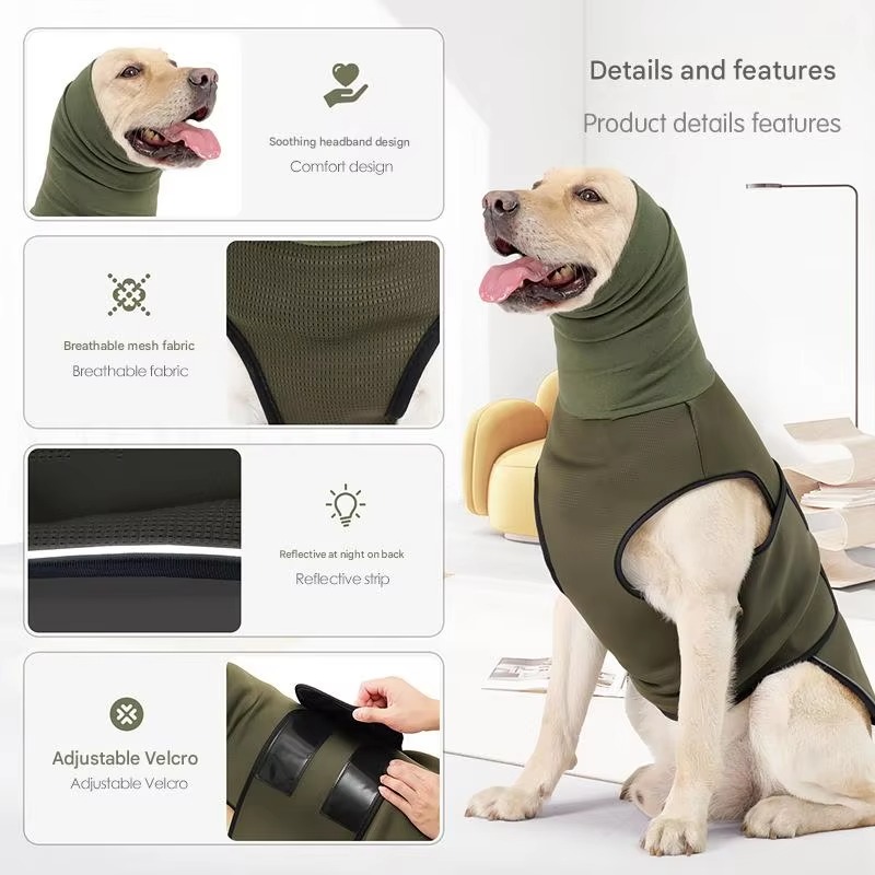 เสื้อกั๊กโพลีเอสเตอร์สำหรับสุน - Dog Anxiety Vest บทวิจารณ์และราคา