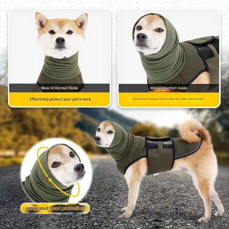 เสื้อกั๊กโพลีเอสเตอร์สำหรับสุน - Dog Anxiety Vest บทวิจารณ์และราคา