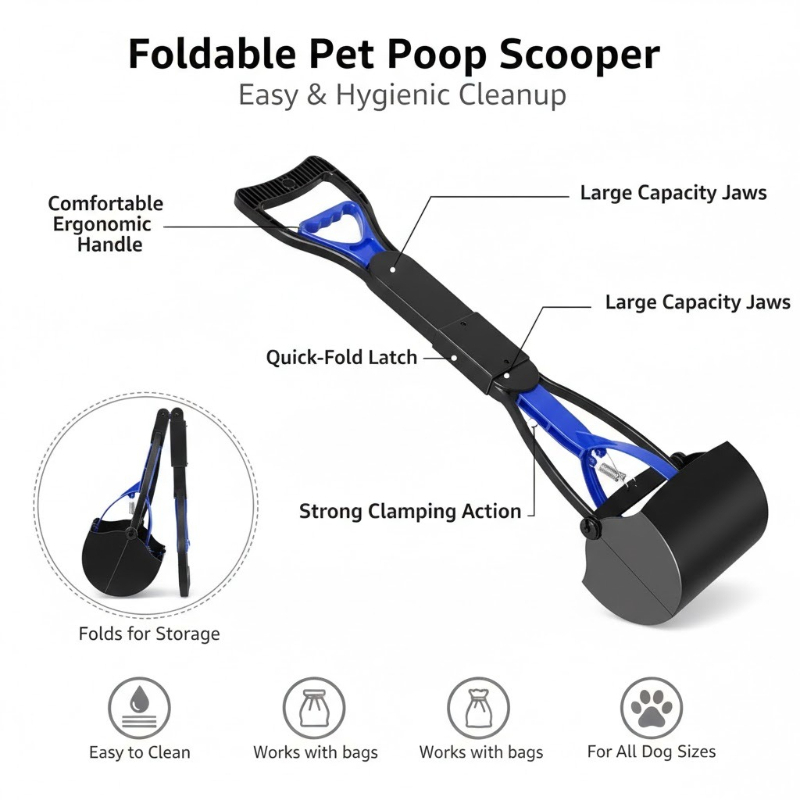 ที่เก็บอุจจาระสุนัขแบบด้ามยาวป - Pet Supplies Plus บทวิจารณ์และราคา
