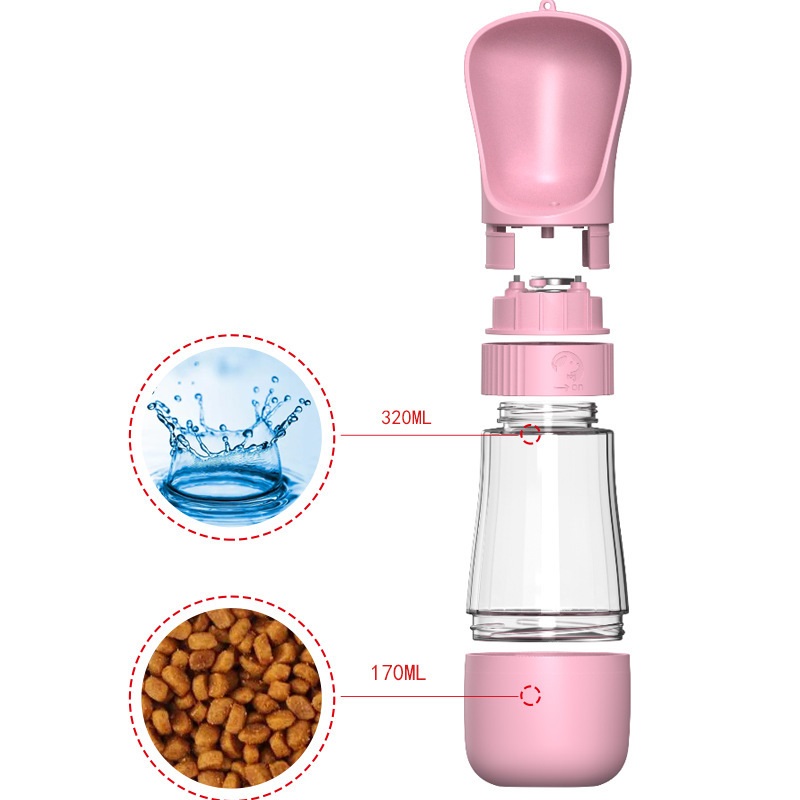 2 In 1 ขวดน้ําสุนัขแบบพกพาสําห - Pet Supplies Plus บทวิจารณ์และราคา
