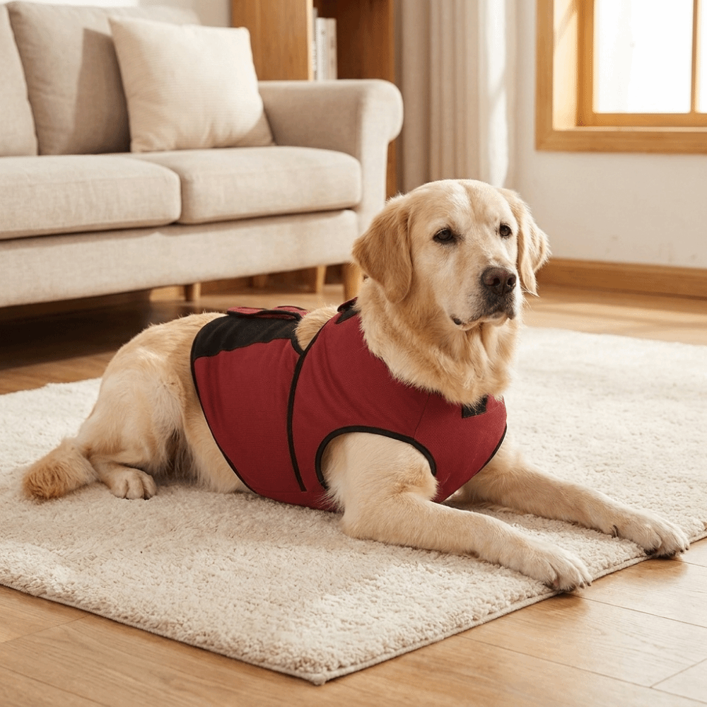 เสื้อกั๊กสำหรับสุนัขที่ช่วยลดค - Dog Anxiety Vest บทวิจารณ์และราคา