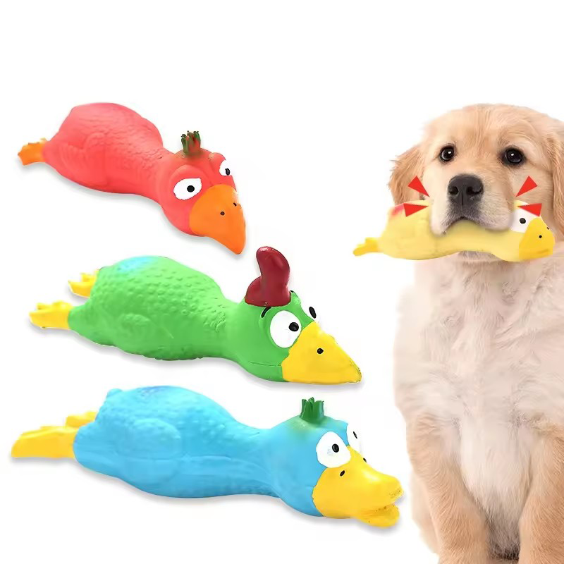 ของเล่นสุนัขน่ารักรูปไก่ยางลาเ - Pet Supplies Coupon บทวิจารณ์และราคา