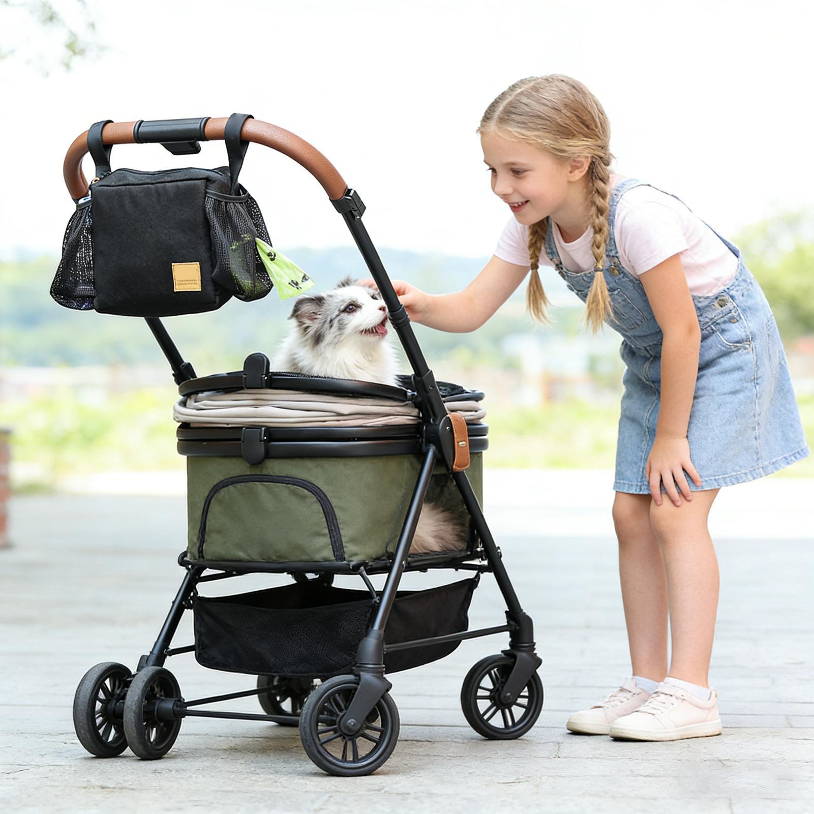 กระเป๋ารถเข็นสัตว์เลี้ยงกันลื่ - Pet Supplies Pet Shop บทวิจารณ์และราคา