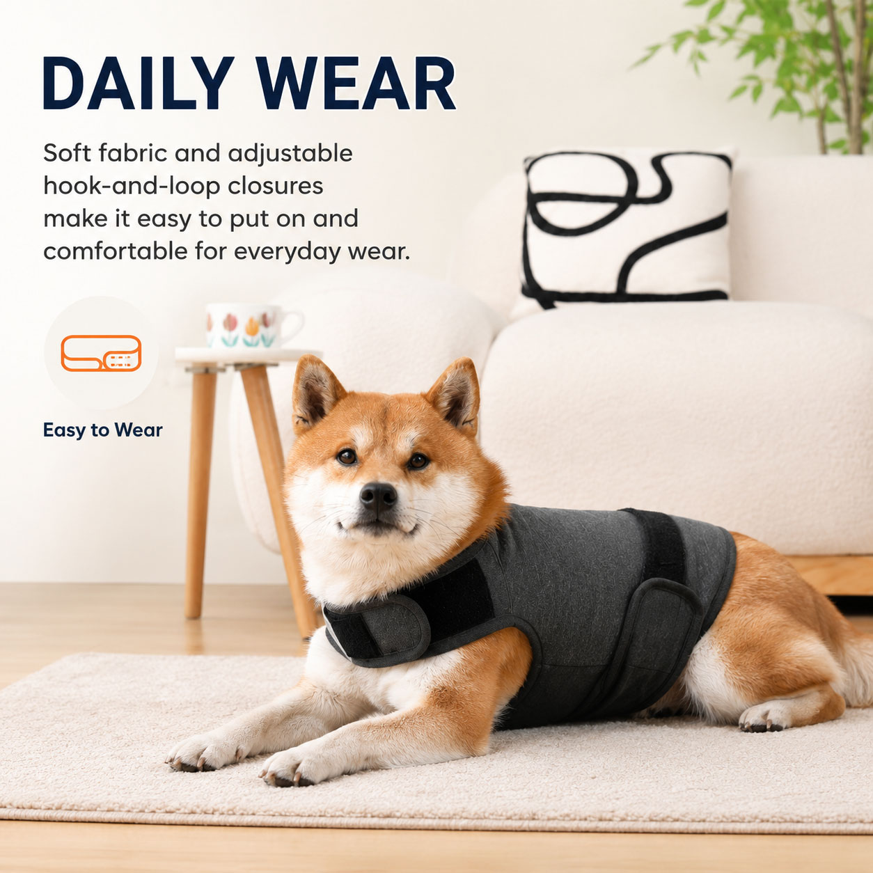เสื้อกั๊กคลายความวิตกกังวลสำหร - Dog Anxiety Vest บทวิจารณ์และราคา