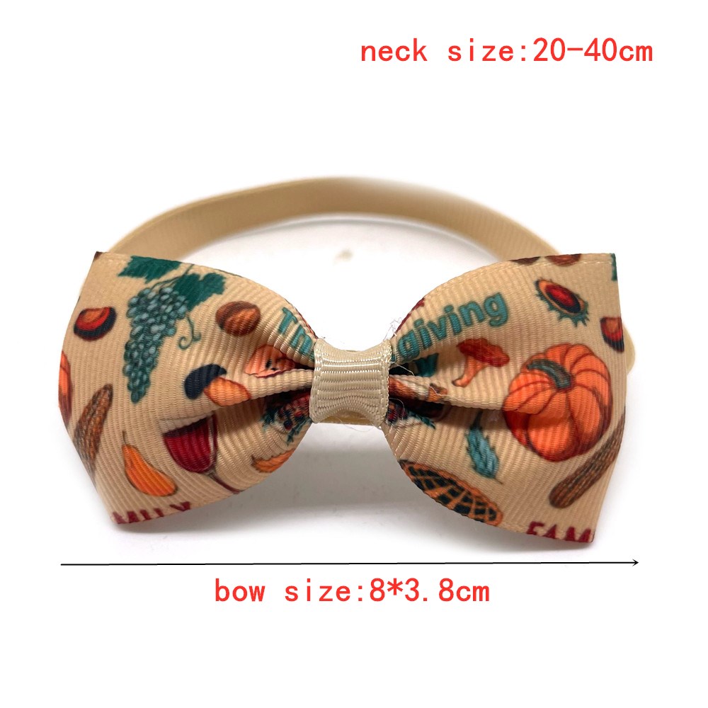 โบว์ผูกคอสุนัขลายวันขอบคุณพระเ - Pet Supplies Coupon บทวิจารณ์และราคา
