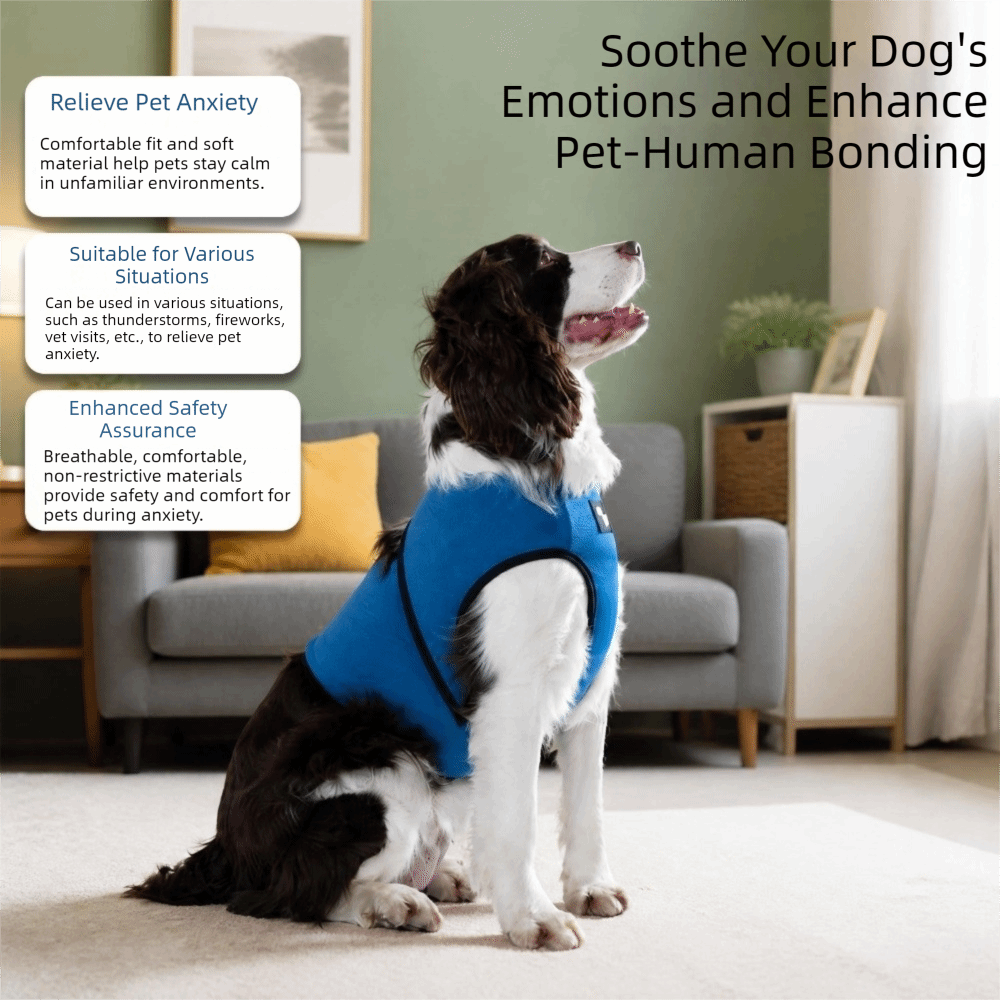 เสื้อผ้าสัตว์เลี้ยงเพื่อความสบ - Dog Anxiety Vest บทวิจารณ์และราคา