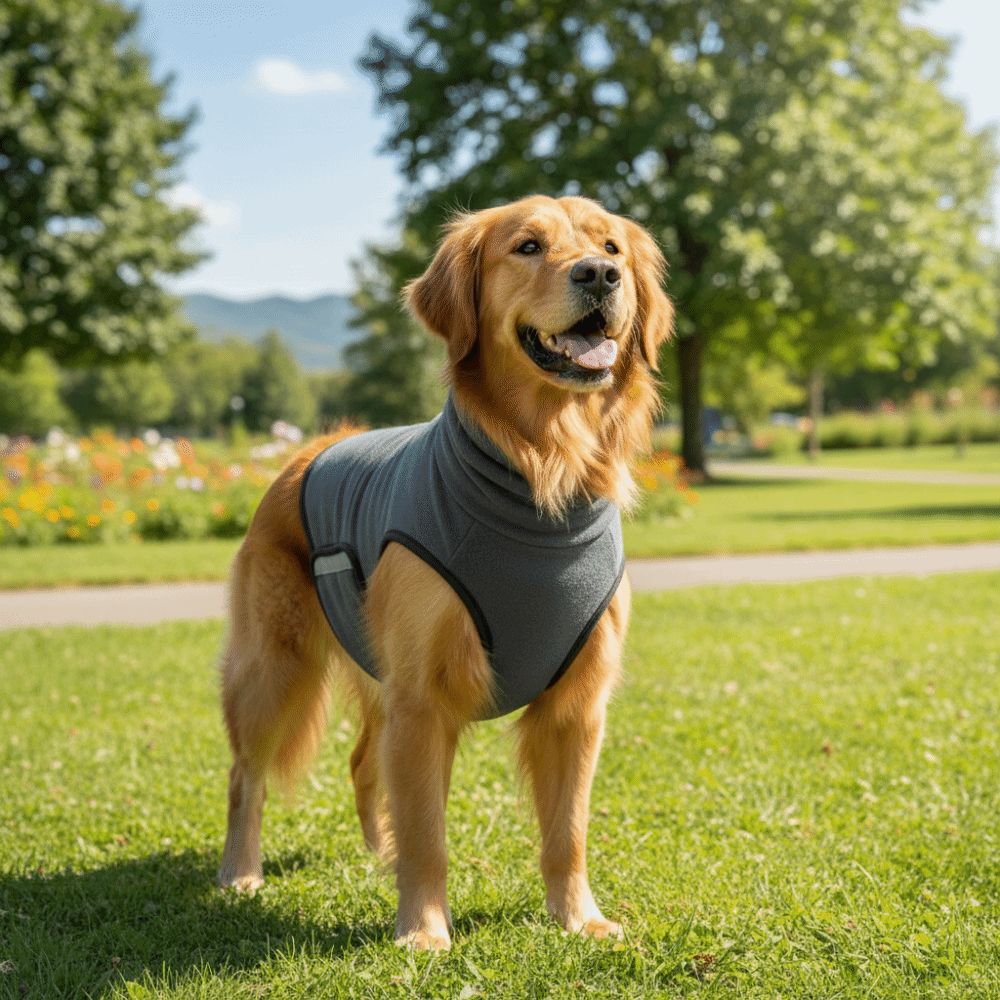 เสื้อกั๊กกันเสียงรบกวนสำหรับสุ - Dog Anxiety Vest บทวิจารณ์และราคา