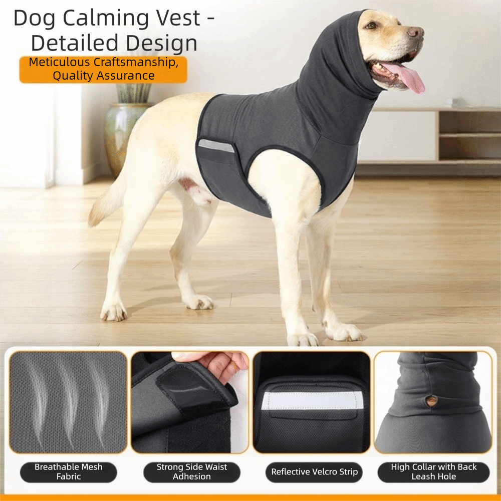 เสื้อกั๊กกันเสียงรบกวนสำหรับสุ - Dog Anxiety Vest บทวิจารณ์และราคา