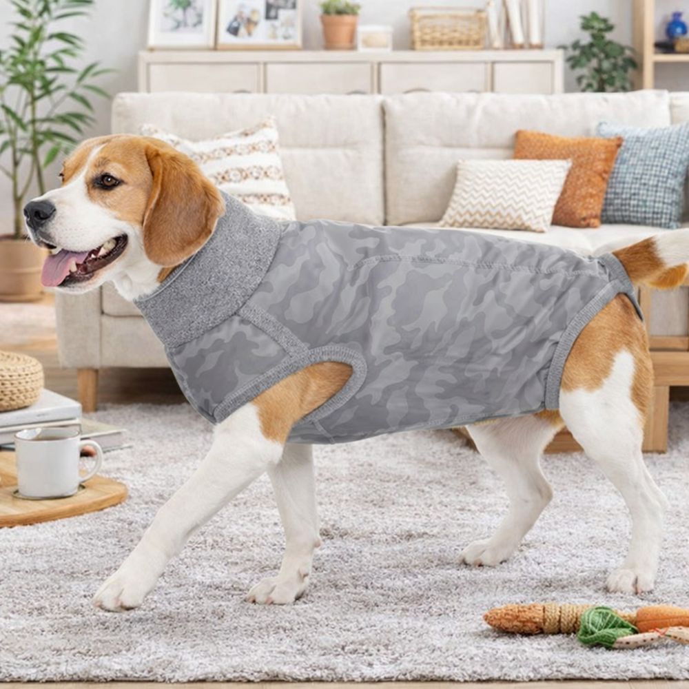 ชุดยืดหยุ่นสำหรับสุนัขหลังผ่าต - Dog Anxiety Vest บทวิจารณ์และราคา