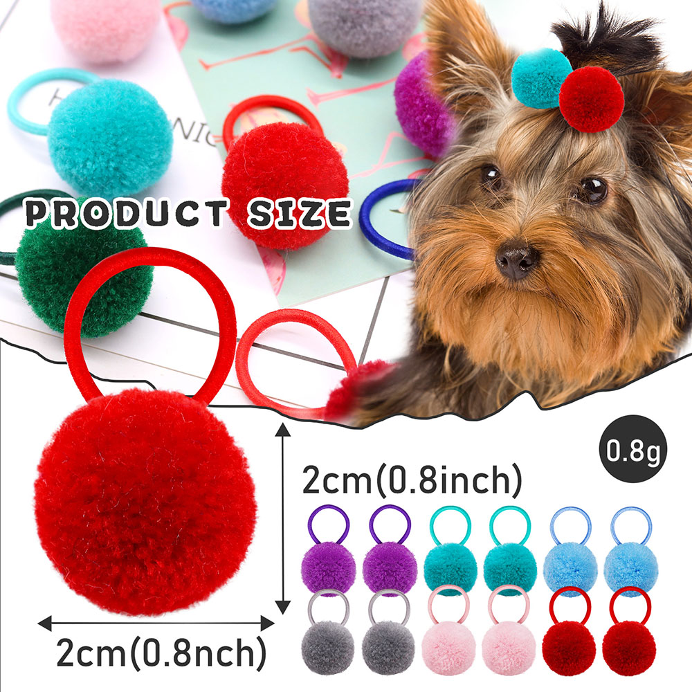 10PCS ผมยางสุนัขอุปกรณ์เสริม S - Pet Supplies Pet Shop บทวิจารณ์และราคา