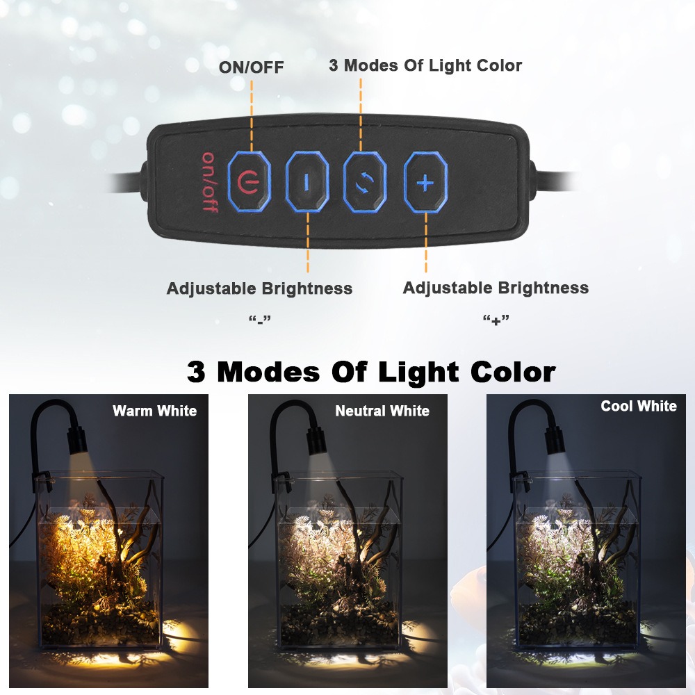 ไฟ LED สำหรับตู้ปลาแบบบางพิเศษ - Pet Supplies Pet Shop บทวิจารณ์และราคา