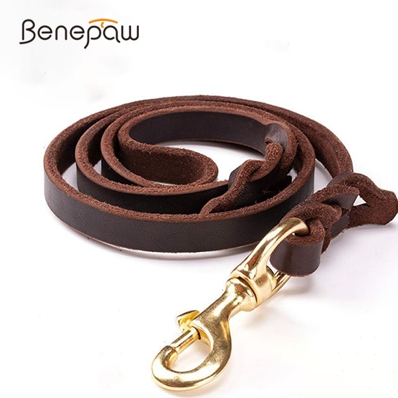 BenepawคุณภาพสูงCowhideหนังสาย - Pet Supplies Pet Shop บทวิจารณ์และราคา